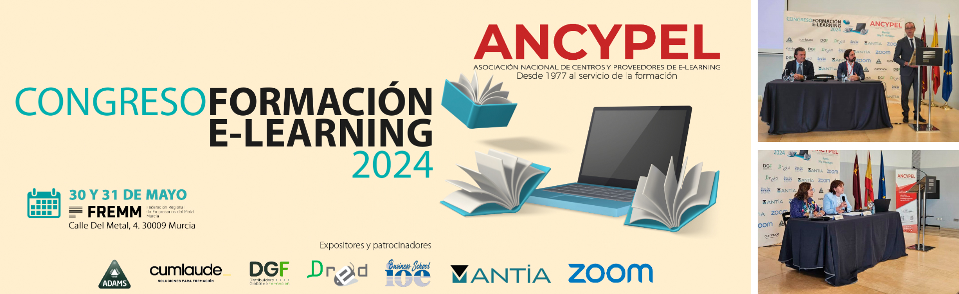 Clausura del Congreso de Formación y eLearning 2024: ANCYPEL Reafirma su compromiso con la educación y la Formación Profesional.